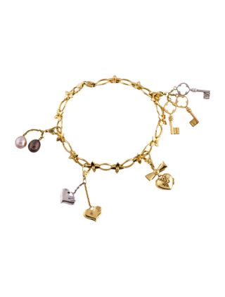 Louis Vuitton + 18K Blossom Charm Bracelet