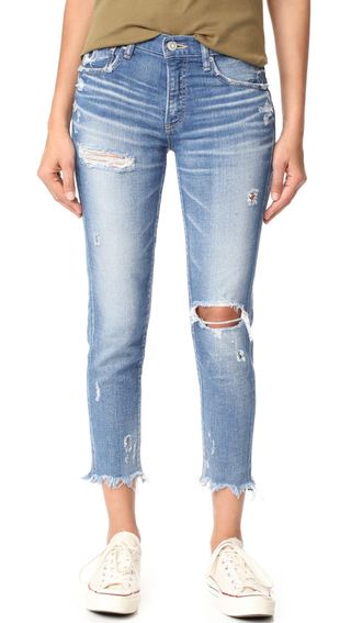 Moussy + iSKO Comfort Ridegewood Skinny Jeans