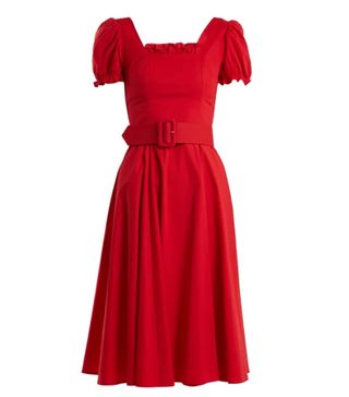 Staud + Maryann Cotton-Blend Dress