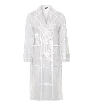 Topshop + Clear Vinyl Trench Coat