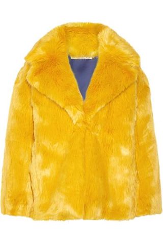Diane von Furstenberg + Faux Fur Coat