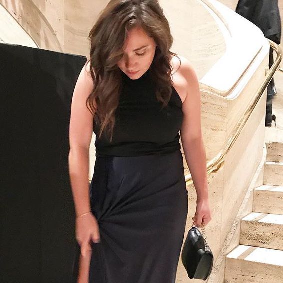 sachin and babi light blue dress Abercrombie & Fitch satin tie halter neck bias cut mini dress in black main image 0