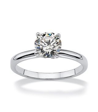 Seta Jewelry + Round Cubic Zirconia Bridal Engagement Ring
