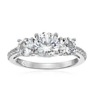 Amazon Collection + Three Stone Engagement Ring
