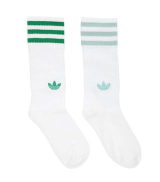 Adidas Originals + 2 Pairs of Striped Crew Socks