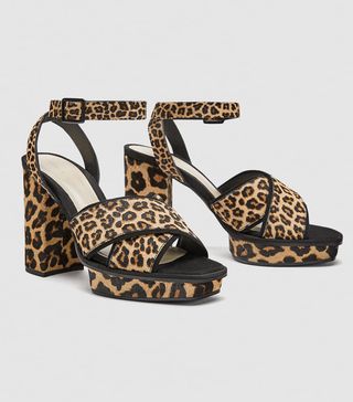 Zara + Leopard-Print Shoes