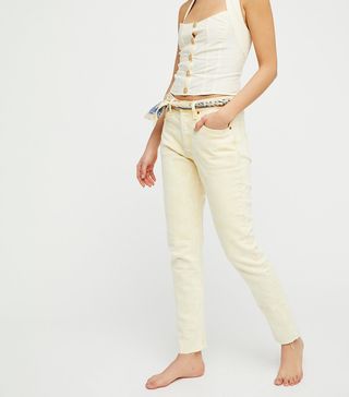 Levi's + 501 Skinny Jeans in Acid Mellow Yellow