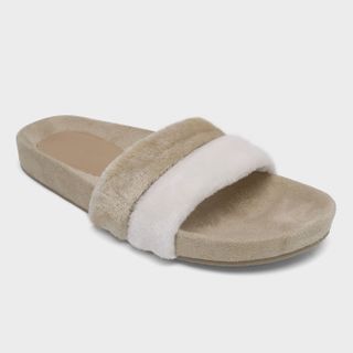 Who What Wear x Target + Frances Terry Cloth Pool Slide Sandals