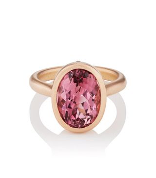 Tate + Pink-Tourmaline & White-Diamond Ring