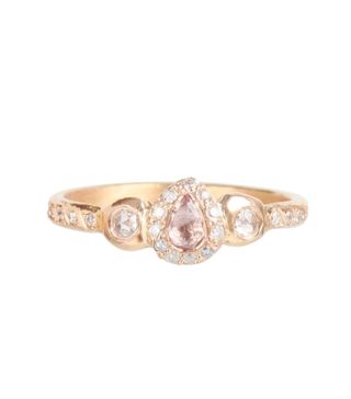 Elisa Solomon + Pavlova Pink Sapphire Ring