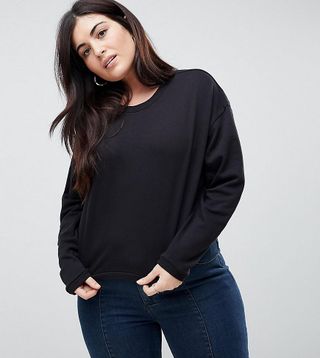 ASOS Curve + Cropped Sweatshirt