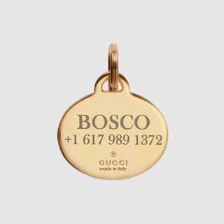 Gucci + Interlocking G Pet Tag