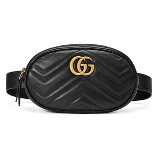 Gucci + GG Marmont Leather Belt Bag