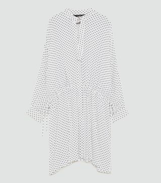 Zara + Polka Shirt Dress