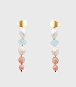 Lizzie Fortunato + Column Earrings in Pastel