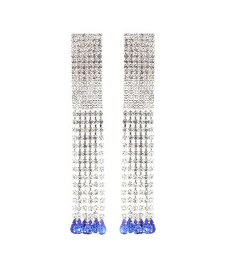 Alessandra Rich + Crystal-Embellished Earrings