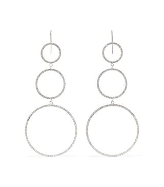 Isabel Marant + Silver-Plated Crystal Earrings