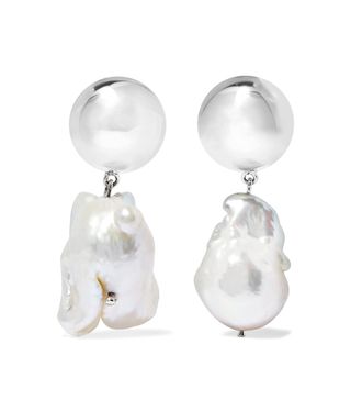 Sophie Buhai + Francis Silver and Pearl Earrings