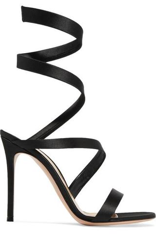 Gianvito Rossi + Opera 100 Satin Sandals