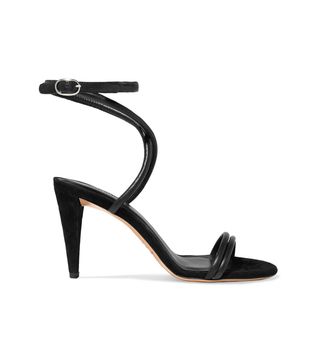 Isabel Marant + Abigua Leather and Suede Sandals