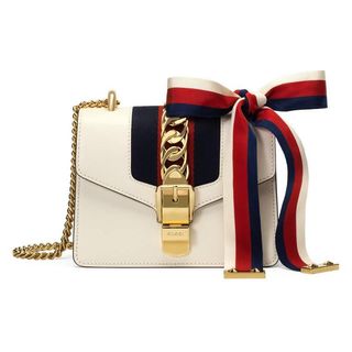Gucci + Sylvie Leather Mini Chain Bag