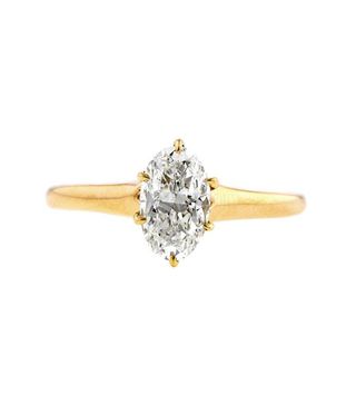 Doyle & Doyle + Vintage Oval Solitaire Engagement Ring, 1.02ct