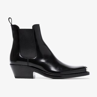 Calvin Klein + Claire 40 Western Ankle Boots