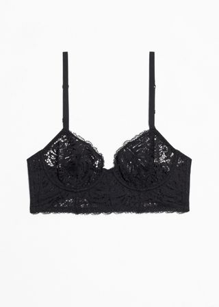 & Other Stories + Leaf Lace Underwire Bra