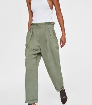 Zara + Paperbag Trousers