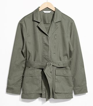 & Other Stories + Belted Army Jacket