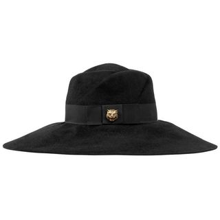 Gucci + Felt Wide-Brim Hat