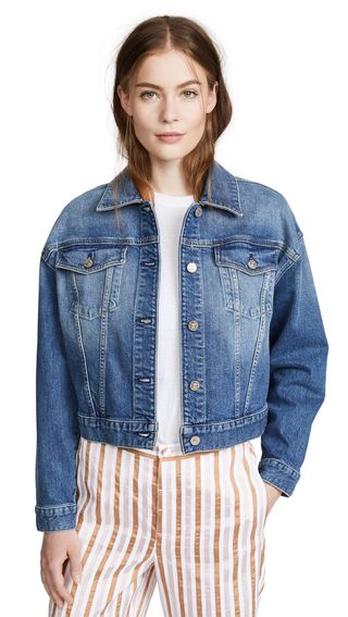 7 for All Mankind + Bubble Denim Jacket