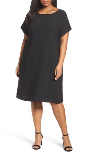 Sejour + Keyhole Back Shift Dress