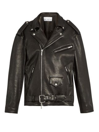 Raey + Oversize Leather Jacket