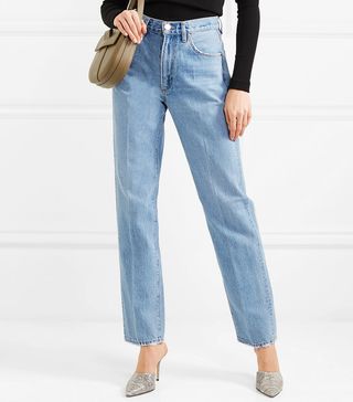 Goldsign + The Classic Fit High-Rise Straight-Leg Jeans