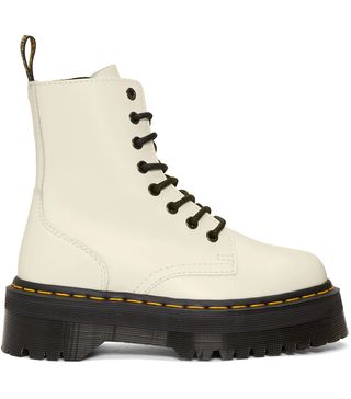 Dr. Martens + White Jadon Boots