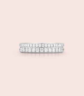 Jemma Wynne + Prive Luxe Double Pave Diamond Band Ring