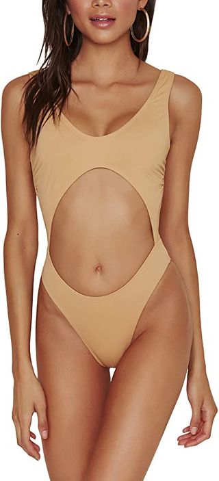 ToBeInStyle + Cheeky Cut Out One Piece Swimsuit