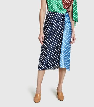 Tibi + Delphina Stripe Skirt