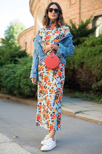 6 Off-the-Shoulder Jean Jacket Looks We Love | Who What Wear