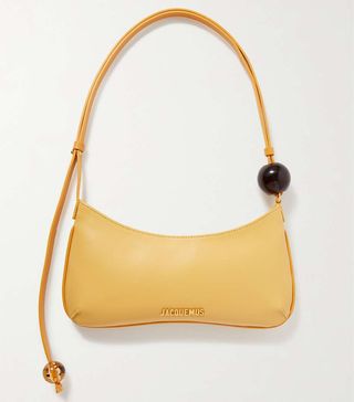 Jacquemus + Le Bisou Perle Embellished Leather Shoulder Bag