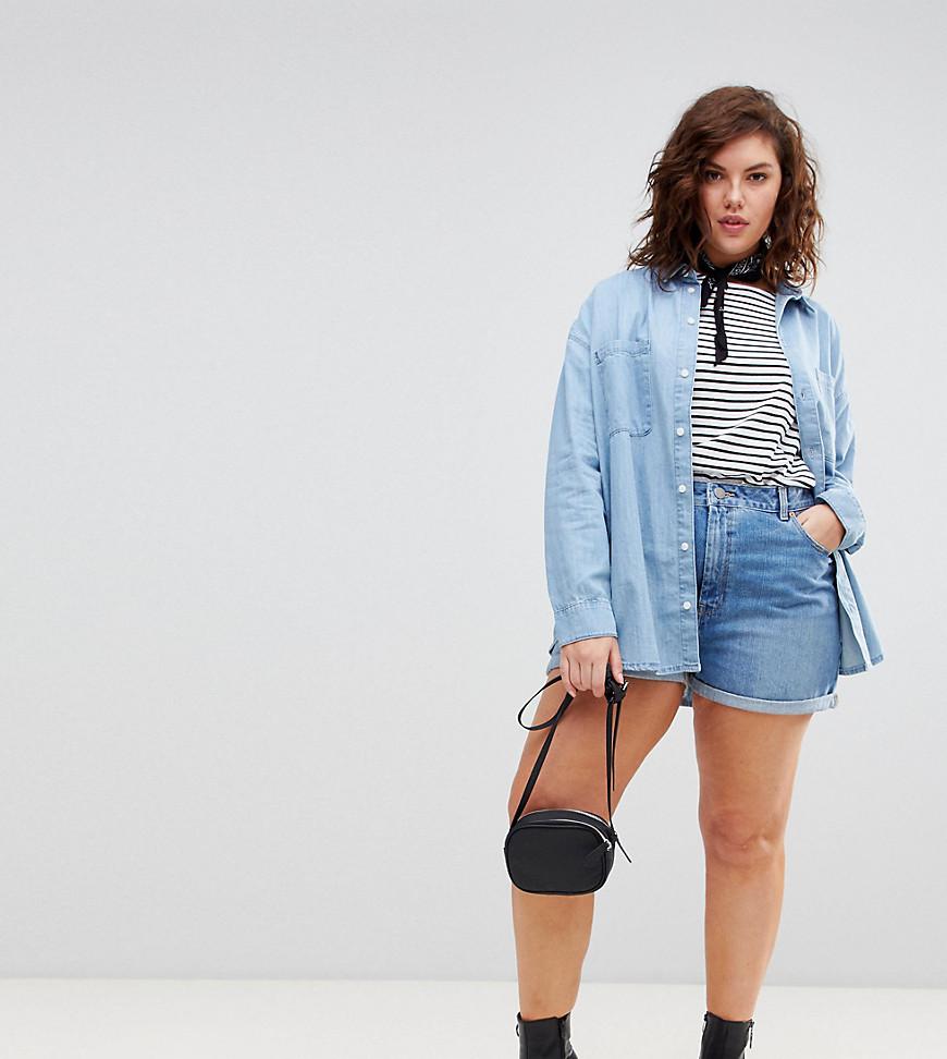 ASOS Curve + Denim Mom Short