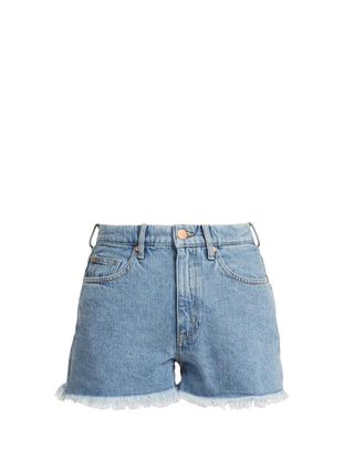 M.i.h Jeans + Halsy High-Rise Denim Shorts