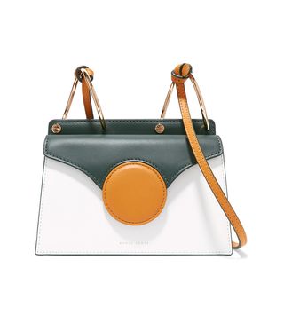 Danse Lente + Phoebe Mini Color-Block Leather Shoulder Bag