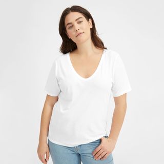 Everlane + The Air Oversized V-Neck Tee