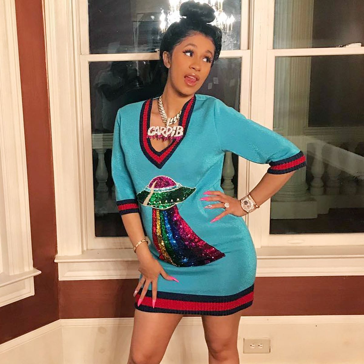 See Cardi B's Best Maternity Looks | Who What Wear