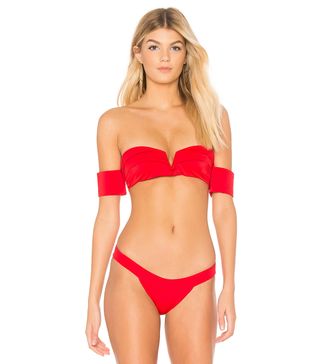 Skye & Staghorn + Shoulder Wrap Bikini Top