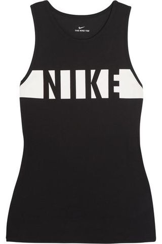Nike + Printed Dri-Fit Cotton-Blend Jersey Tank