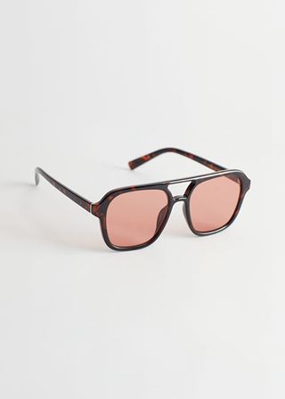 & Other Stories + Oversized Square Sunglasses