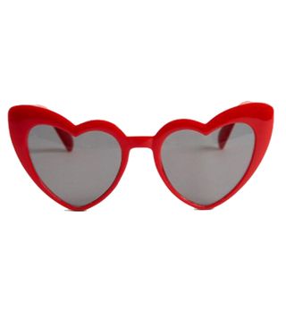 Urban Outfitters + Oversized Heart Sunglasses